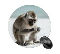 Tappetino per mouse Monkey on The Ground con base in gomma antiscivolo, tappetino per mouse da gioco, mouse wireless, accessori da scrivania per casa, ufficio, computer portatile