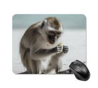 Tappetino per Mouse Monkey On The Ground Tappetini Mouse Facile da Pulire Portatile Sottomano, per Scrivania, Ufficio, Computer, 25x30cm