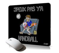 Tappetino per mouse morbido j'peux Pas y'a Hand Drole BD Umorismo Mousepad PC Portatile Ufficio Made in France Sport Handball