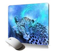 Tappetino per mouse morbido Leopard felin originale falso regalo Mousepad antiderapant per PC Gamer Gaming Animal Galassia