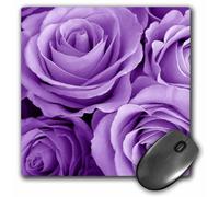 Tappetino per mouse morbido lilla e viola, 8 x 8 x 0,25 pollici, 3dRose LLC, bouquet di pose (mp_27564_1)