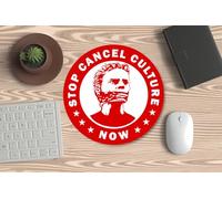 Tappetino per Mouse, Mouse PC o Portatile - Anti-Cancellazione - Satirica - Libertà Espressione - Design Controverso. Ideale per il gaming e l'ufficio e tutto buon libero pensatore.