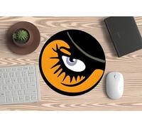 Tappetino per Mouse, Mouse PC o Portatile - Arancione Meccanico - Occhio Iconico - Alex DeLarge - Culto Cinema -. Ideale per il gaming e l'ufficio e tutti i buoni cinefili.