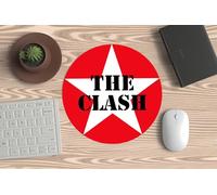 Tappetino per mouse, mouse per PC o laptop - The Clash - Logo Star - Design Punk Rock. Ideale per il gaming e l'ufficio e tutto il buon punk rocker classico.
