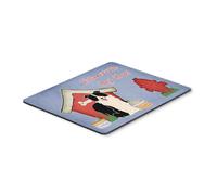 Tappetino per mouse multicolore, motivo Border Collie, nero e bianco, di Caroline's Treasures, 7,75x9,25 cm (BB2872MP)