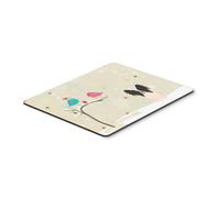 Tappetino per mouse multicolore Papillon nero e bianco, 7,75x9,25 cm, regalo di Natale di Caroline's Treasures (BB2548MP)