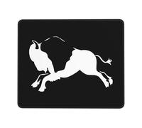 Tappetino per Mouse, Native American Buffalo Mousepad Lavabile Mouse Pad Base in Gomma Tampone per Mouse per Mouse Gaming 25X30Cm