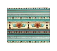 Tappetino per Mouse Native Southwest American Aztec Navajo Mousepad Portatile Tappetino per Tastiera Waterproof Tappetino Scrivania per Mac Pc Computer Portatile 25X30Cm