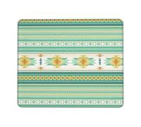 Tappetino per Mouse Native Southwest American Aztec Navajo Mousepad Protezione Scrivania da Ufficio con Base in Gomma Antiscivolo Tappetino Scrivania per Gaming Mac 25X30Cm