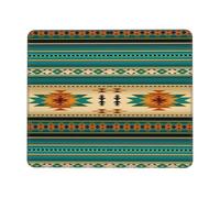 Tappetino per Mouse Native Southwest American Aztec Navajo Tappetino Mouse Gaming Multifunzione Tappetino Scrivania Waterproof Mouse Mat per Gaming Computer Portatile Laptop 25X30Cm