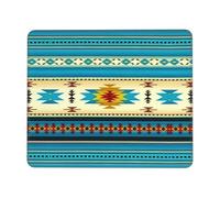Tappetino Per Mouse Native Southwest American Aztec Navajo Tappetino Per Tastiera Waterproof Tappetino Mouse Gaming Pulire Mousepad Per Ufficio Pc Mac 25X30Cm