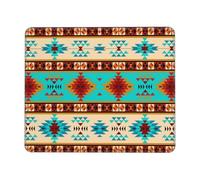 Tappetino per Mouse Native Southwest American Aztec Navajo Tappetino Scrivania Waterproof Mousepad Pulire Mouse Pad per Laptop Pc Mac 25X30Cm