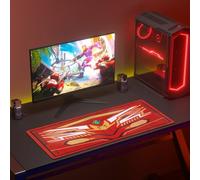 Tappetino per mouse Neon Genesis Evangelion, 89,9 x 40,9 cm, tappetino per mouse extra large Il design è ispirato all'EVA Unit-02.