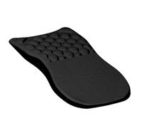 Tappetino per mouse nero con poggiapolsi, supporto ergonomico per il polso con design massaggiante | Tappetino per mouse con memoria integrata in schiuma massaggiante rigonfiamento per designer