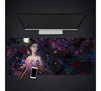 Tappetino per mouse Notebook 3D HD stampato in gomma naturale impermeabile con blocco tastiera (60cmx30cm)