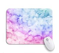 Tappetino per Mouse Paint Watercolor Abstract Red Pink Blue Purple Gradient Beautiful Sottomano Antipolvere Portatile Tappetino Mouse, per Gaming Mouse, Gioco, 25 x 30cm