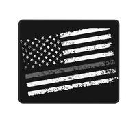 Tappetino per Mouse Patriot Day Thin Gray Line Durevole Tappetino Scrivania Portatile Desk Mat per Mac Sensori da Gioco Laptop 10X12In