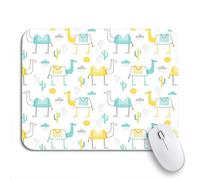 Tappetino Per Mouse Pattern Camel For Birthday Party Summer Holidays In Tappetino Mouse Gaming Base Antiscivolo In Gomma Personalizzato Sottomano, Per Gaming Mouse, Computer, 25 x 30cm