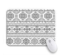 Tappetino per Mouse Pattern Tribal Vintage Ethnic for Your Native Doodle Abstract Tappetino per Il Mouse Antiscivolo Lavabile Portatile Tappetino Mouse, per Gioco, Laptop, 25 x 30cm