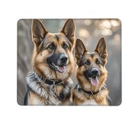 Tappetino per mouse per computer con base in gomma antiscivolo, tappetino per mouse lavabile, tappetino per mouse portatile, per ufficio, casa, 21,1 x 26,2 cm