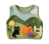 Tappetino per mouse per computer, gilet in maglia di design, motivo, tappetino per il mouse, per la decorazione del posto di lavoro, casa, laptop, computer, uomini, donne