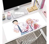 Tappetino per mouse per computer, laptop, ufficio Anime My Dress-Up Dress-up Darling Mouse Pad Gaming Accessori Gamer Computer Grande tastiera tastiera tappetino antiscivolo Rubber Mousepad Laptop ( C
