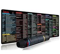 Tappetino per mouse per Java, Tappetino per mouse con tasti di programmazione Java e tasti di scelta rapida, divertente Investor Day Trader, grande tappetino per mouse per computer, 80 x 30 cm
