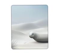 Tappetino per mouse personalizzato con animali strani tra le dune di sabbia, design unico per giochi e ufficio, stampa a colori, base in gomma antiscivolo, perfetto per computer portatili e scrivanie