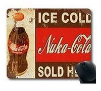 Tappetino per mouse personalizzato con Fallout Fallout antiscivolo in gomma neoprene dimensioni standard 220 mm x 7 pollici (180 mm) x 1/8 pollici (3 mm) tappetino per mouse per computer portatile comodo tappetino per mouse