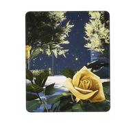 Tappetino per mouse personalizzato Giove Midnight Rose Garden - Design unico per giochi e ufficio, stampa a colori, base in gomma antiscivolo, perfetto per computer portatili e scrivanie