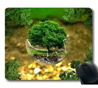 Tappetino per mouse personalizzato, tappetino per mouse di terra di medio livello, protezione ambientale Conservazione della natura EcologiaPestini per mouse da gaming, tappetino per mouse da gioco