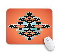 Tappetino per Mouse Peru Navajo Aztec Inspiration Pattern Native American Vintage Tribal Tappetino Mouse Gaming Antipolvere Portatile Mousepad Forma Rettangolare, per Computer, Laptop, 25 x 30cm