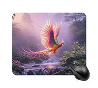 Tappetino per Mouse Phoenix Is Flying Tappetino Mouse Portatile Impermeabile Sottomano, per Computer, Gaming, Laptop, 25x30cm