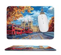 Tappetino per Mouse Piccolo 25 x 20 cm, Gaming Mouse Pad Coliseo di Roma, con Fondo in Gomma Antiscivolo, per Mouse Senza Fili, Laptop, Ufficio Casa, Lavabile, Arrotolabile, Regalo per Uomo it-644