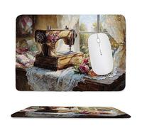 Tappetino per mouse piccolo 40 x 30 cm - Macchina per cucire Tappetino per mouse da gioco, per Computer con Base in Gomma Antiscivolo, Scorrimento Facile, Impermeabile, Materiali Durevoli L-234