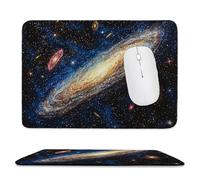 Tappetino per Mouse Piccolo 50 x 25 cm, Gaming Mouse Pad Universo dei buchi neri, con Fondo in Gomma Antiscivolo, per Mouse Senza Fili, Laptop, Ufficio Casa, Lavabile, Regalo per Uomo it-349
