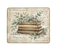 Tappetino per mouse piccolo con citazioni in biblioteca botanica vintage | Illustrazioni botaniche vintage, Scritto manoscritto antico, Estetica verde serra, Arredamento ufficio accademico