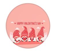 Tappetino per mouse piccolo da gaming, con base rotonda in gomma, con bordi cuciti, tappetino per mouse per laptop, tastiera PC, tappetino per mouse per lavoro, gioco e ufficio, 20 cm