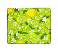 Tappetino per mouse piccolo, quadrato, in gomma, lavabile, mini tappetino per mouse da scrivania da viaggio, accessorio da scrivania per computer portatile da gioco, quadrato, 20,3 x 25,4 cm