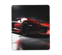 Tappetino per mouse piccolo Speed Sport Car 7 x 8,6 pollici, tappetino per mouse da gioco ultra liscio, base in gomma antiscivolo portatile, tappetino per mouse impermeabile per scrivania, laptop, P