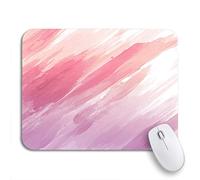 Tappetino Per Mouse Pink Paint Abstract Watercolor Red Pastel Bright Effect Tappetino Mouse Lavabile Base Antiscivolo In Gomma Tappetino Mouse Gaming, Per Casa, Ufficio, 25 x 30cm