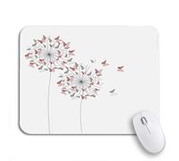 Tappetino per Mouse Pink Summer Abstract Cut out Butterfly Flower Beautiful Beauty Tappetino per Il Mouse Antiscivolo Confortevole Mousepad Forma Rettangolare, per Computer, Casa, 25 x 30cm