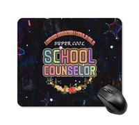 Tappetino per mouse portatile antiscivolo con texture Starlight per consulente scolastico, per computer, laptop, ufficio, casa e viaggi