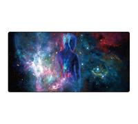 Tappetino per mouse professionale di grandi dimensioni Cmhoo XXL e tappetino per mouse da gioco per computer (35,4x15,7x0,1 pollici Sky Girl)