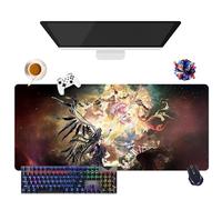Tappetino per mouse Puella Magi Anime Madoka Magica. | Tappetino per mouse da gamer extra large XL, per ufficio, studio e casa, base antiscivolo + superficie morbida (35,4 x 15,7 x 0,12 ")