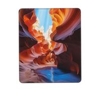 Tappetino per mouse quadrato Antelope Canyon, tappetino per mouse con base in gomma antiscivolo, tappetino per mouse personalizzato per mouse wireless, laptop, accessori da scrivania da ufficio