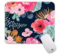 Tappetino per mouse quadrato Armanza Fiore rosa Personalizzato Tappetino per mouse personalizzato con texture premium Tappetino per mouse lavabil