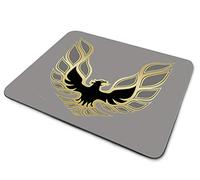Tappetino per mouse quadrato compatibile con Pontiac Firebird Trans Am Sreaming Chicken Silver Design sottile in gomma per computer portatili portatili scrivanie