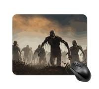 Tappetino per mouse quadrato con molti zombie, tappetino per mouse portatile con base in gomma antiscivolo, 20 x 25 cm, ultra sottile, per computer, laptop, accessori da scrivania da ufficio