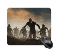 Tappetino per mouse quadrato con molti zombie, tappetino per mouse portatile con base in gomma antiscivolo, 25 x 30 cm, ultra sottile, per computer, laptop, accessori da scrivania da ufficio